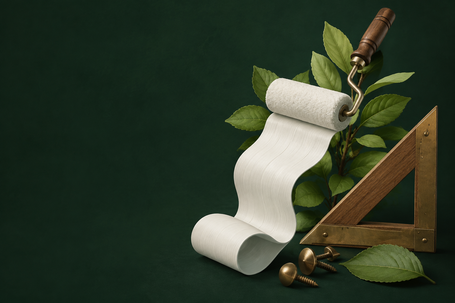 Custom sculptural artwork of painting and gardening tools